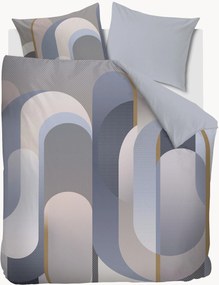 Set copripiumino in raso di cotone Archi