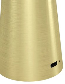 Eglo 900923 - Lampada LED dimmerabile da esterno PICCOLA 2,8W/5V 5200mAh IP54 oro