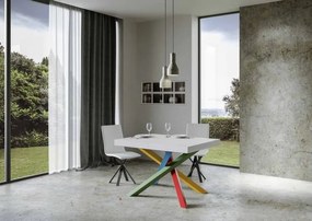 Tavolo Estensibile Volantis - Design Moderno e Funzionale, 90x130/390 cm Volantis / Bianco