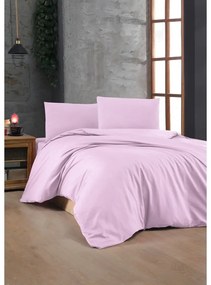 Biancheria da letto in rosa chiaro in cotone renforcé per letto matrimoniale 200x200 cm – Mijolnir