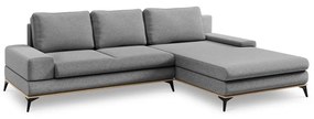 Divano letto grigio ad angolo, angolo destro Planet - Windsor &amp; Co Sofas