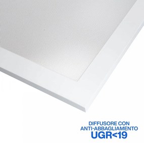 Plafoniera LED 60x30 32W da soffitto, UGR19, CCT - PHILIPS CertaDrive Colore Bianco Variabile CCT