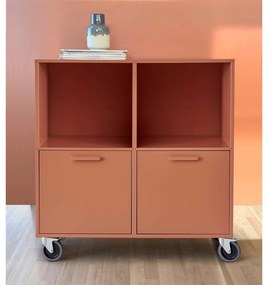 Cassettiera mobile rosso mattone Keep by Hammel - Hammel Furniture