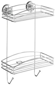 Scaffale autoportante a due piani, capacità di carico fino a 33 kg Vacuum-Loc - Wenko