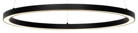 Lampada a sospensione nera 60 cm con LED dimmerabile a 3 livelli - Girello