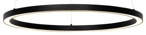 Lampada a sospensione nera 60 cm con LED dimmerabile a 3 livelli - Girello