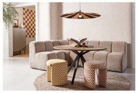 Sgabello giallo imbottito Charlie – WOOOD