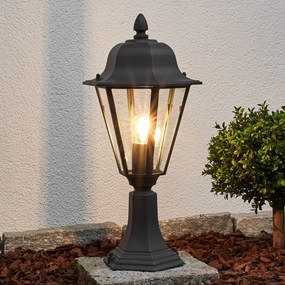 Lampioncino Lindby Edana, altezza 52 cm, antracite, alluminio