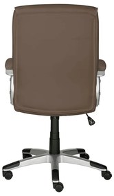 Sedia da ufficio in similpelle marrone Flori - Støraa