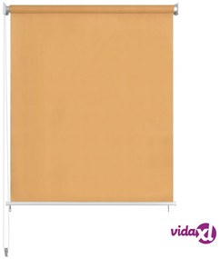 vidaXL Tenda a Rullo per Esterni 120x140 cm Beige