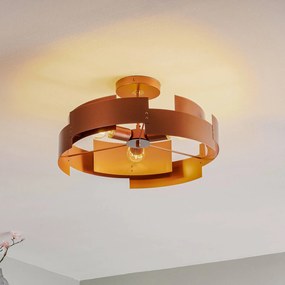 Plafoniera soffitto Tori Euluna, dimmerabile, Rame, Soggiorno / Sala da pranzo, Metallo, Moderno, Plafoniera