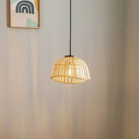 Lindby Dabila lampada a sospensione bambù Ø 30 cm