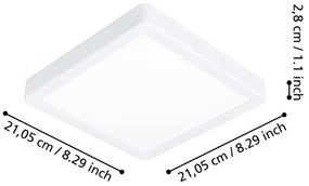 Eglo 900104 - Lampada da bagno dimmerabile a LED FUEVA-Z LED/16,5W/230V IP44