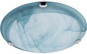 Redo 05-682 - Plafoniera VIRGINIA 1xE27/42W/230V diametro 25 cm blu