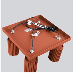 Faretto color mattone 25x25 cm Gleam – Sollux