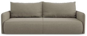 Divano beige allungabile/con contenitore 216 cm Nanea – Makamii
