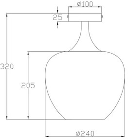 Globo 15548DK - Plafoniera MAXY 1xE27/40W/230V bianco/antracite