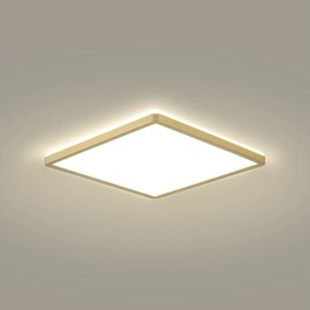 Brilagi - Plafoniera da bagno LED ULTRA SLIM 24W/230V 42x42 cm dorata IP54