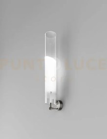 Lio applique a parete 48 cristallo bianco nickel satinato 1 luce at...