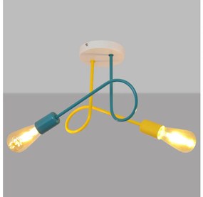 Plafoniera per bambini OXFORD 2xE27/15W/230V