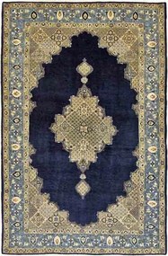 Ghom Tappeto persiano 220 x 140 Blu (Iran) Annodato A Mano