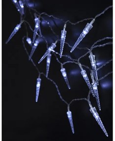 Brilagi - Catena natalizia LED da esterno 50xLED/8 funzioni/3xAA 8m IP44 bianco freddo