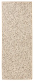 Passatoia beige scuro 80 x 200 cm Wolly - BT Carpet