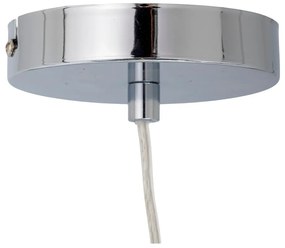 Lampadario argentato con paralume in vetro ø 20 cm Baele – Bloomingville