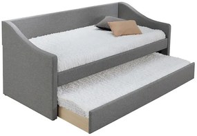 Letto estraibile 190x90cm grigio chiaro BEKKER