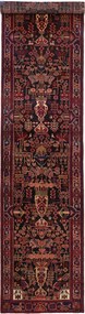 Hamedan Tappeto 110 x 480 Blu (Iran) Annodato A Mano