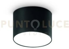 Boiler plafoniera led cct 3000+4000k 409lm 5w nero dimmerabile ip20...