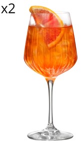 Set 2 calici Spritz RCR Cristalleria Italiana