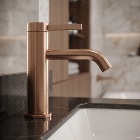Rubinetto da bagno Rea Rivo Brush Copper