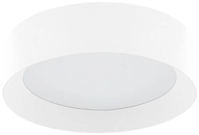 Plafoniera LED in metallo bianco ⌀ 45 cm LOEI Beliani