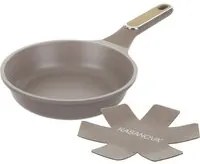 Padella antiaderente 20 cm Taupe con salvapadella