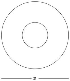 Zambelis 23137 - Applique 1xG9/7W/230V diametro 21 cm oro