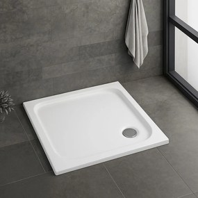 Piatto doccia acrilico Rea Belmond White 80x80