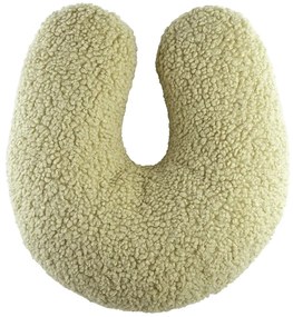 Cuscino per divano da bambini verde con rivestimento in bouclé U – Wigiwama