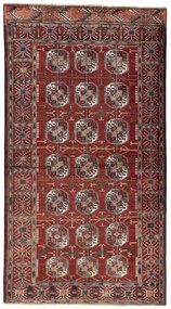 Tappeto persiano 240 x 130 Rosso (Iran) Annodato A Mano