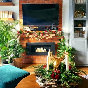 Kratki DELTA2/CZ NERO/TUV - Camino BIO DELTA2 40x90 cm 2kW nero