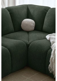 Divano angolare verde scuro (con penisola a sinistra/a U) Shell – Miuform