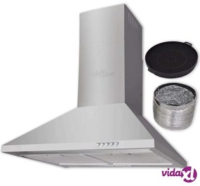 vidaXL Cappa da Cucina in Acciaio Inossidabile 600 mm