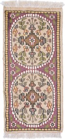 Agra Tappeto 30 x 60 (Indian) Annodato A Mano