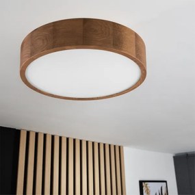 Brilagi - LED RGBW dimmerabile plafoniera CARVALHO 2xE27/15W/230V Wi-Fi rovere pr. 37,5