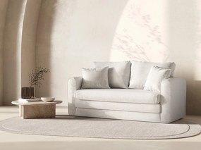 Divano letto Lido 2 posti in Bouclé Coral – L158 cm