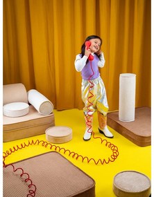 Divano per bambini marrone con rivestimento in velluto a coste 132 cm Settee – Wigiwama