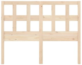 Testiera per letto 140,5x4x100 cm in legno massello di pino