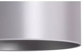 Duolla - Lampadario a sospensione con filo CANNES 1xE27/15W/230V diametro 45 cm argento