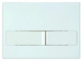 Kamalu - placca comando per cassetta scarico incasso colore bianco clara-mc50