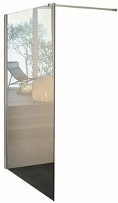 Walk-in wens L 140 x H 200 cm, vetro 6 mm vetro senza finitura / trasparente cromo